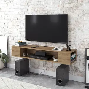 Đương Đại nổi TV đứng phòng khách đồ nội thất chức năng phương tiện truyền thông giao diện điều khiển thiết kế đơn giản TV tủ
