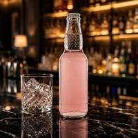 Vente Fabricant : Bouteilles en Verre Transparentes pour Jus, Sodas, Lait de Soja et Boissons – 300ml et 450ml
