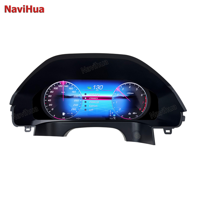 Navihua 12.3Inch for Mercedes Benz E Class W212 W207 NTG 4.5 Car LCD Dashboard Digital Cluster Instrument Panel Whit Carplay