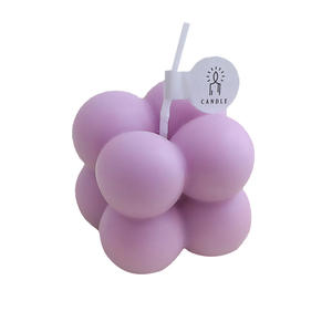 Mini bougie à bulles personnalisée, parfum cubique pour cadeau <span class=keywords><strong>de</strong></span> décoration - Product Image 6