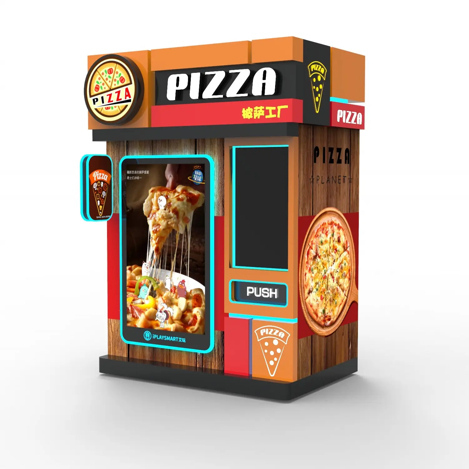 2021 новый дизайн, автоматический торговый автомат для пиццы