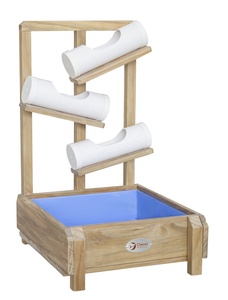Conjunto de muebles educativos para aula al aire libre, juego de agua de Material de madera maciza para niños, para guardería <span class=keywords><strong>Montessori</strong></span> - Product Image 5