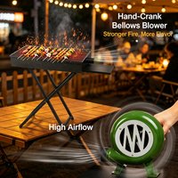 Barbecue d'extérieur épaissi pliable avec grille de cuisson de viande, support en X extensible pour cour et maison, portable en métal résistant aux flammes