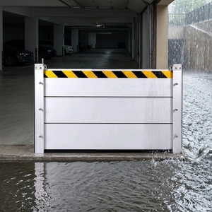 Barriera Antiallagamento in Lega di Alluminio Resistente, Soluzione Commerciale e Industriale per la Protezione dalle Inondazioni, <span class=keywords><strong>Dimensioni</strong></span> Personalizzabili, <span class=keywords><strong>Scudo</strong></span> Impermeabile - Product Image 1