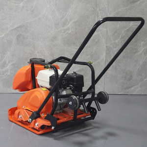 Compactador de placa vibratoria Manual portátil de la marca Honda Robin para obras de construcción Componente de motor central - Product Image 5