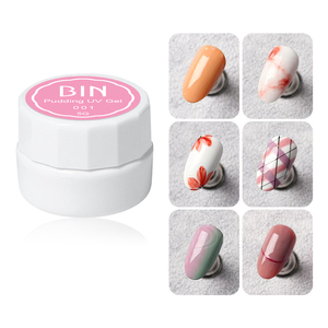 BIN scultura in PVC <span class=keywords><strong>Gel</strong></span> morbido Non appiccicoso 3D solido intaglio UV <span class=keywords><strong>Gel</strong></span> colla si immerge in pasta smalto <span class=keywords><strong>Gel</strong></span> fai da te disegni unghie Manicure - Product Image 2