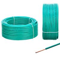 Cable de Alimentación THHN de Cobre para Cableado Doméstico Industrial de PVC Flexible de 1.5mm, 2.5mm, 4mm, 6mm, 100m, Venta Caliente de Fábrica, Personalizado