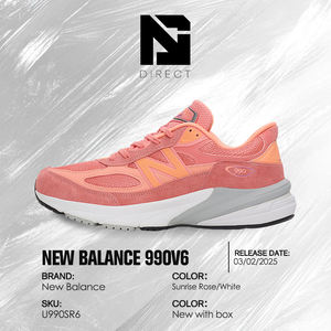 New Balance 990v6 Hecho en EE. UU. 'Salmón' Zapatillas Deportivas Transpirables para Hombre, Estilo Casual y Elegante - Product Image 6