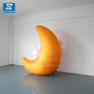 Accessoires de décoration gonflables Histoires mythologiques Éclairage LED Caractère gonflable Lapin de lune pour décor de vacances - Product Image 6