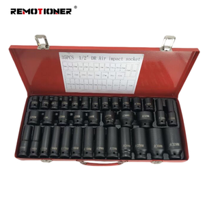 35Pcs Tự Động Sửa Chữa Công Cụ Ngắn Mở Rộng Dày Ổ Cắm Ổ 1/2 Không Khí Tác Động Ổ Cắm Bộ - Product Image 6