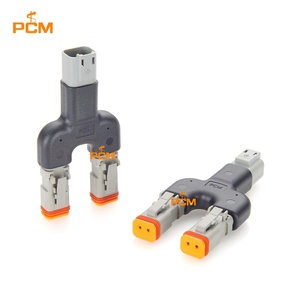 Adaptor Y Splitter 2Pin Deutsch Seri DT DT04-2P ke DT06-2S Konektor 2 Arah IP69K 18AWG untuk Otomotif Industri Tugas Berat - Product Image 5