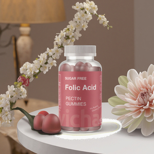 วิตามินเสริมอาหารยี่เฉา วิตามินโฟลิก แอซิด แบบกัมมี่ ปราศจากน้ำตาล วิตามินก่อนคลอดแบบกัมมี่ - Product Image 4