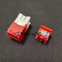 Conector modular Cat.5e Cat.6 Cat.6a RJ45 Keystone Jack blindado sin herramientas