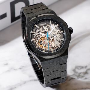 <span class=keywords><strong>Montre</strong></span> Mécanique Automatique de Luxe pour Homme, Mouvement Seagull, Boîtier Givré, Haute Qualité, avec Logo de Marque Personnalisé - Product Image 5