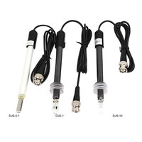 Sonde pH DJS-10, électrode pH, sonde de capteur de pH avec connecteur BNC pour pH-mètre universel, aquariums, hydroponie, laboratoire