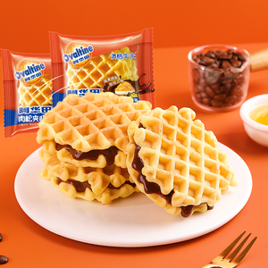 Яичный Торт Завтрак закуски Здоровая пища кондитерский хлеб сладкий мягкий и хрустящий мясной ватой наполненные вафли - Product Image 5