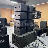 Altavoces de matriz de línea WPL duales de 12 pulgadas y 3 vías, equipo de sonido de audio profesional para exteriores, altavoz de sonido de Carcasa de madera