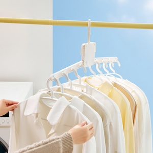 <b>Wardrobe</b> & Living Room Versatile Hanging Scenes for Clothing Plug-in Design Plastic Hanger with Function - Product Image 6