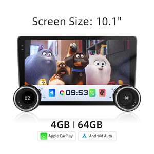 Nhịp điệu 10.1 inch <span class=keywords><strong>Android</strong></span> Car DVD <span class=keywords><strong>Player</strong></span> 4 64GB không dây Carplay <span class=keywords><strong>Android</strong></span> Auto GPS Wifi BT FM - Product Image 5