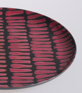 LovingHome Ceramic Dinner <strong>Plates</strong> with Black and Red Color <strong>Block</strong> Patterns Supporting Customized <strong>Printing</strong> Sizes Porcelain - Product Image 4