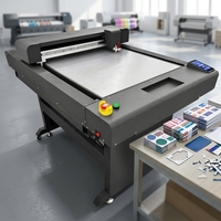 Machine de découpe numérique à plat CNC avec couteau oscillant pour vinyle, film autocollant, PVC, carton ondulé, carton, PET