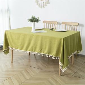 Mantel Cuadrado Impermeable de Alta Calidad con Borlas, No Tejido, Duradero, Sin Arrugas, con Diseño Floral, para Uso en Interiores y Exteriores, Fiestas y Hogar - Product Image 5