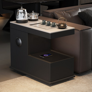 Modern <b>Side</b> <b>Table</b> Tea Maker With Storage Living Room Trolley Multi Functional Tea Bar Cabinet - Product Image 1