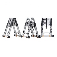 Échelle télescopique pliable en aluminium multifonctionnelle pour la maison