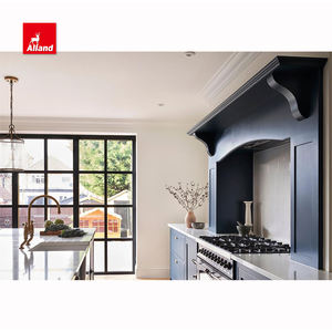 Allandcabinet Excelente Listo Hecho Lujo Moderno Francés Comprar Madera Azul Marino Shaker Gabinete de cocina para espacios pequeños - Product Image 5