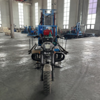 Foreuse hydraulique portable montée sur tricycle pour puits d'eau, profondeur 200m, moteur diesel 380V, marque FY