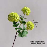 Hydrangeas artificiels en soie, boules de neige, petits bouquets - pour la décoration intérieure, l'aménagement paysager extérieur, les compositions florales ; fleurs artificielles en gros