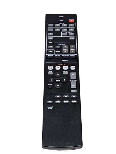 New RAV463 ZA11350 Remote Control for Yamaha AV Receiver RX-V373 V375 RX-V373 RX-V375 HTR-3065 HTR-3066 HT-497 YHT-399U