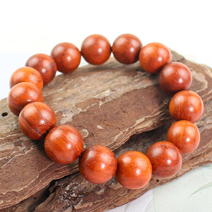 Rosewood <b>Bracelet</b> 15mm Round Beads Unisex Everyday Wear - Product Image 3