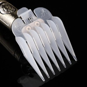 Huaer – protège-tête transparent pour tondeuse à cheveux, ensemble de peignes universels pour tondeuse électrique de 13mm, pour une coupe de précision - Product Image 2