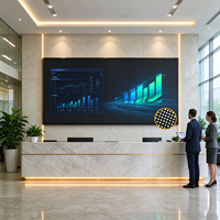 P1.53 Modul Layar LED Penuh Warna Dalam Ruangan Resolusi 208x104 600CD 3840Hz Layar Iklan Refresh