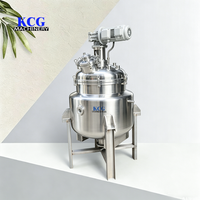 Cuve de Fermentation et d'Émulsification Horizontale KCG en Acier Inoxydable avec Agitateur Moteur, Capacité 500L, Puissance 2kW, Qualité Alimentaire, pour Usage Quotidien