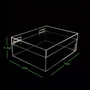 Nhà máy tùy chỉnh logo hiện đại <span class=keywords><strong>Acrylic</strong></span> hiển thị & hộp lưu trữ với nắp lật trong suốt chống bụi công suất lớn - Product Image 4