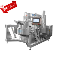 Bouilloire industrielle automatique à double paroi avec mélangeur pour pâte de tomate sauce tamarin et cuisson malaxeur homologuée CE à bas prix