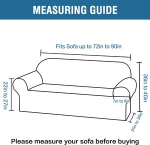 Hot Sale 4 Pieces Elastic Stretch <b>Sofa</b> Cover Jacquard 3 Seaters Couch <b>Slipcover</b> Strech <b>Sofa</b> Cover for Living Room <b>Sofas</b> - Product Image 2