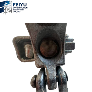 Connecteur croisé forgé, norme européenne, <span class=keywords><strong>clip</strong></span> galvanisé, connecteur d'échafaudage pour hôtels et ateliers, capacité de charge 250 kg, <span class=keywords><strong>5</strong></span> unités - Product Image 6