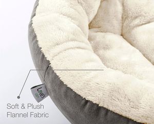 Cama Redonda y Suave para Mascotas, Base Antideslizante, Felpa Cálida, Lavable a Máquina, Cojín para Dormir para Gatos de Interior - Product Image 3