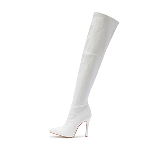 Bottines tendance pour femmes 2025 avec fermeture éclair, style européen et américain, talon fin et haut pour l'automne et l'hiver - Product Image 5