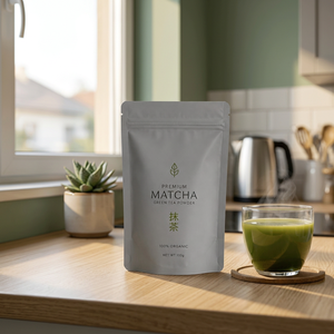 Té Verde Matcha en Polvo Superalimento, Bolsa Resellable, Grado Ceremonial Orgánico, Compatible con Marca Personalizada, Etiqueta Privada - Product Image 1