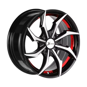 Roda de Liga Leve Aro 14 15 16 17 com PCD 100-114.3 Rodas Tuning Face Diamantada Preta Teste JWL VIA - Product Image 1