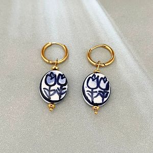 Pendientes de Acero Inoxidable Vintage con Diseño de Corazón y Mariposa, Estilo Vintage, para Mujer, Pedido al por Mayor, Novedad 2026 - Product Image 6