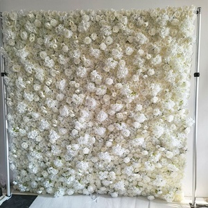 Rose artificielle de mur de fleurs 5D/8D personnalisée de haute qualité pour la décoration de mariage fond de scène anniversaire - Product Image 6