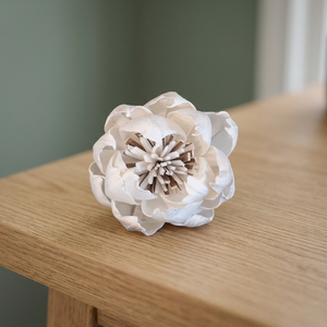 Sola Wood Artificial Blooming Peony Dried <b>Reed</b> <b>Diffuser</b> White Environmental Friendly 8cm Wedding Decorative Flowers Plants - Product Image 3