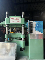 Machine de fabrication de vaisselle en mélamine automatique hydraulique double couleur 350 tonnes, ligne de production de plaques en mélamine