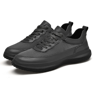 Zapatos Oxford Formales de Primera Calidad para Hombre, Duraderos, de Piel Vacuna con Forro de Malla, Antideslizantes, Negros, para Verano, Negocios y Caminar - Product Image 3
