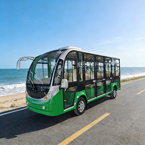 รถบัสไฟฟ้าชมวิวแบบเปิด-ปิด 14 ที่นั่ง 72V 5kw ประสิทธิภาพสูงจากโรงงานจีน โครงสร้างเหล็ก Q235B ปรับแต่งได้ - Product Image 5
